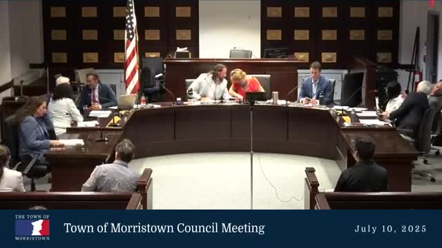 Morristown Parking Authority outlines financing and timeline to buy two downtown parcels; council hears questions on neighborhood impacts