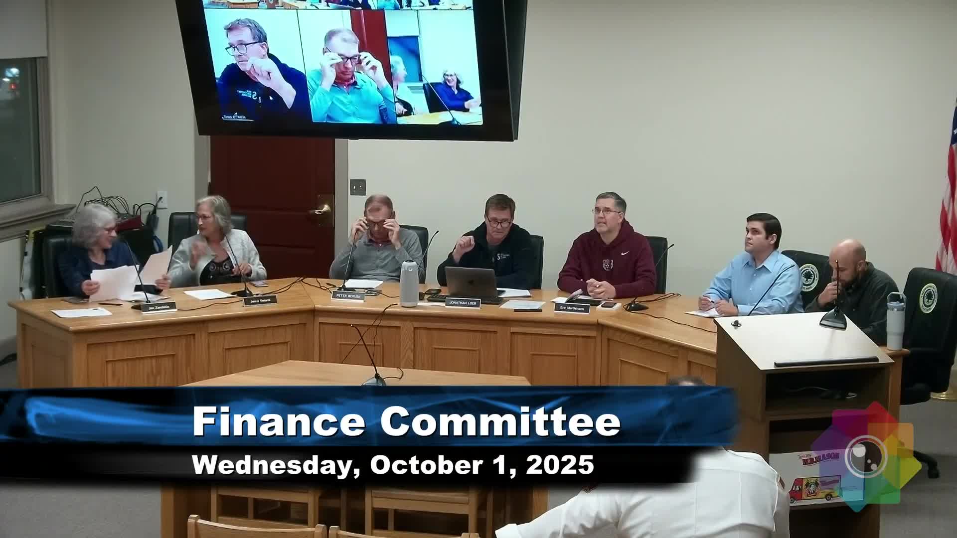 Millis Finance Committee Welcomes Mark Johnson and Reviews Capital Projects