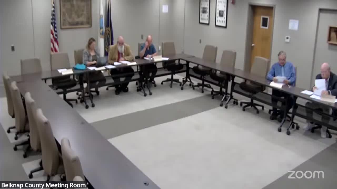 Belknap County staff report roughly $1.7 million net surplus in mid‑year budget review