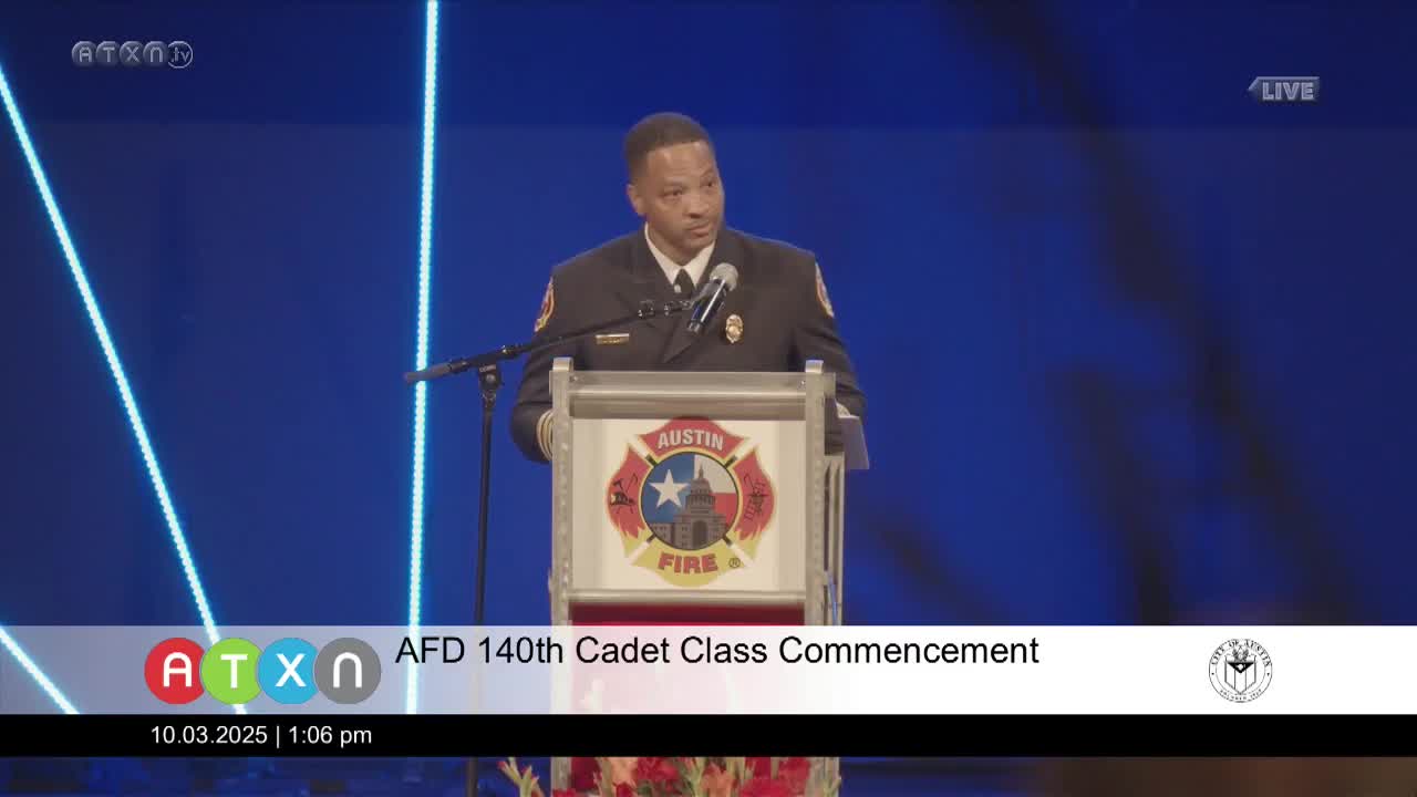 Austin Fire swears in 40 new firefighters after 28-week academy