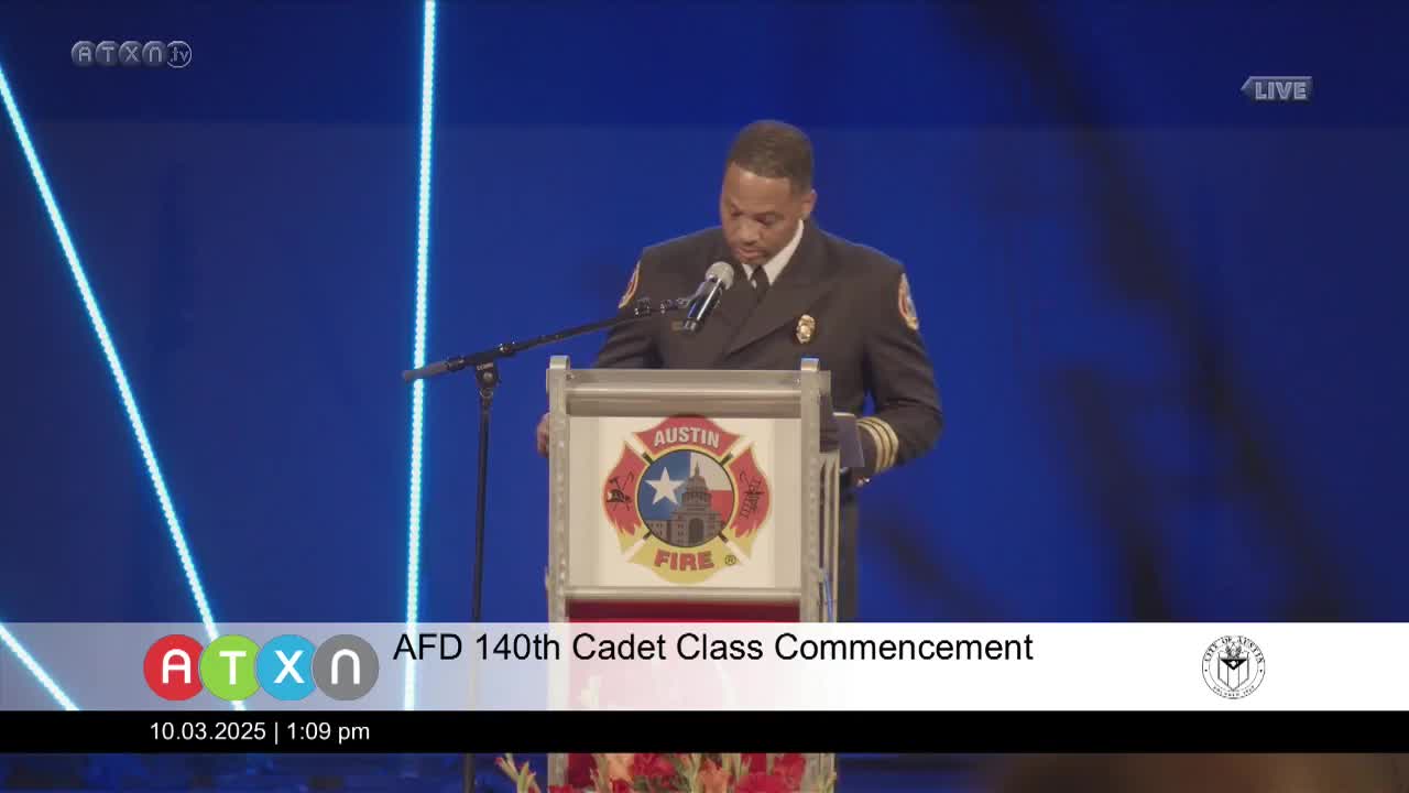 Austin Firefighters Class 140 Commences Intensive Training Program