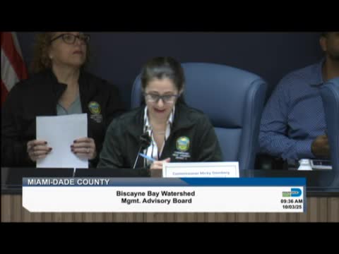 Miami-Dade details $50M-plus Biscayne Bay grants, pilot stormwater fixes and roadmap for federal/state approval
