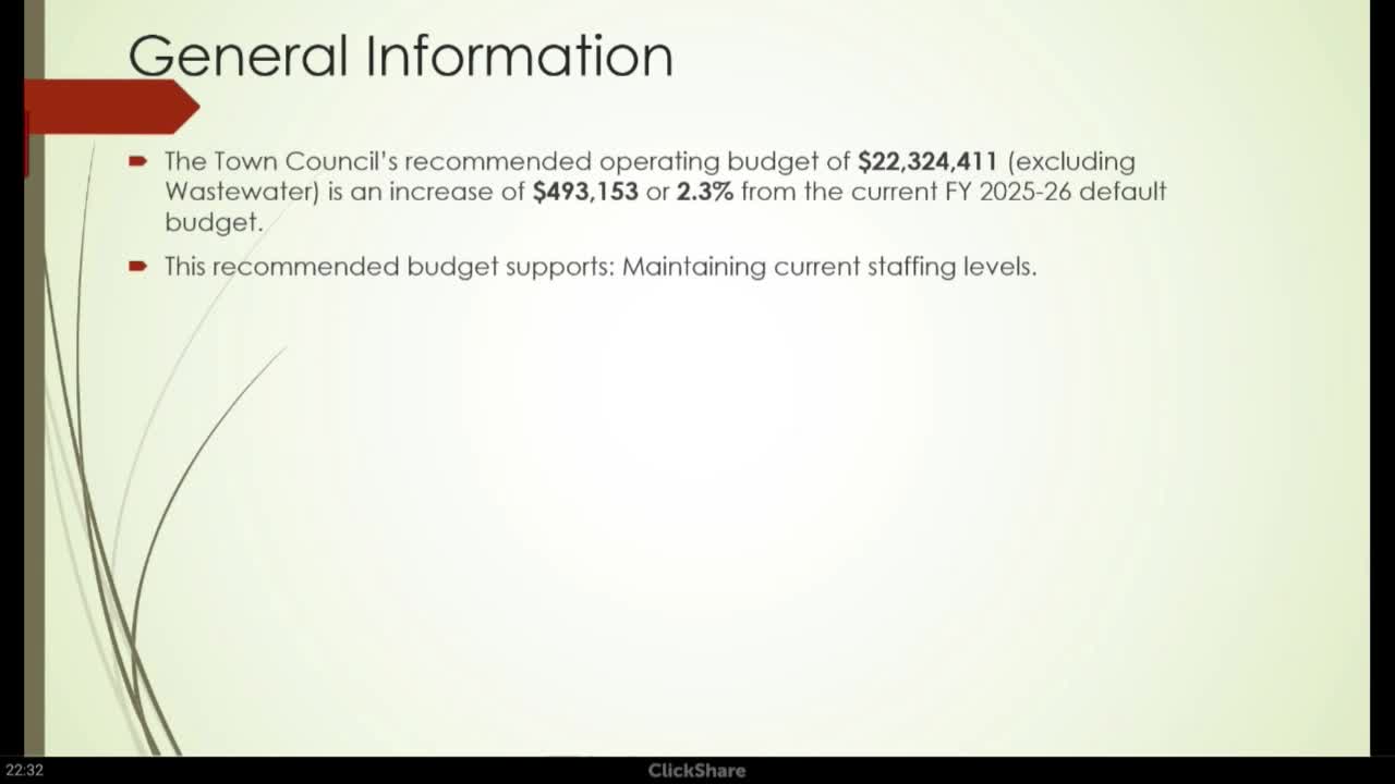 Hooksett budget committee reviews council-recommended $22.3 million operating budget