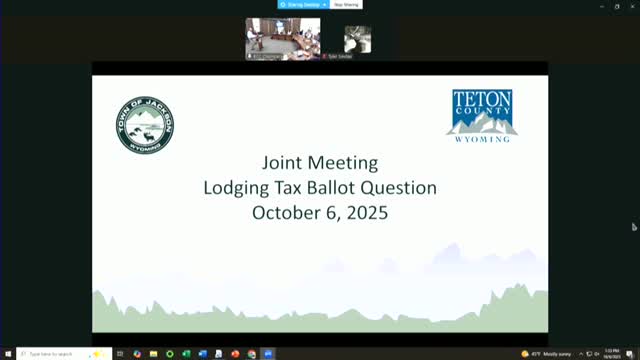 Teton County, Jackson officials continue talks on countywide lodging tax; no vote taken