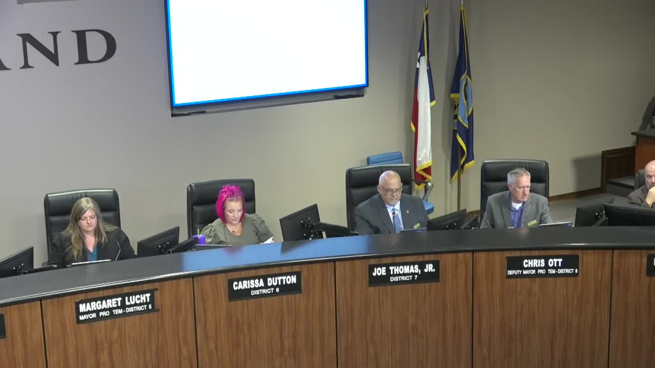 Votes at a glance: Garland City Council unanimous approvals on consent agenda, arts grants, PACE program and one appointment
