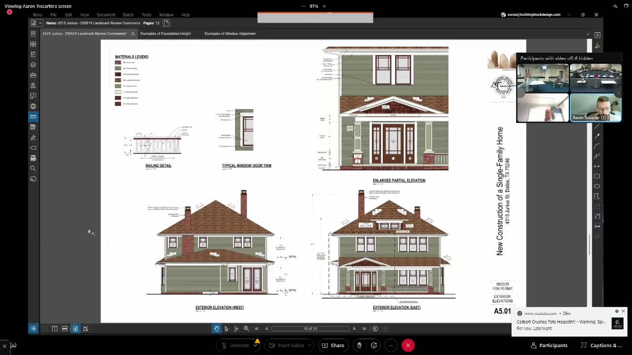 Dallas Task Force Approves Foundation and Window Design Changes for Home Renovation