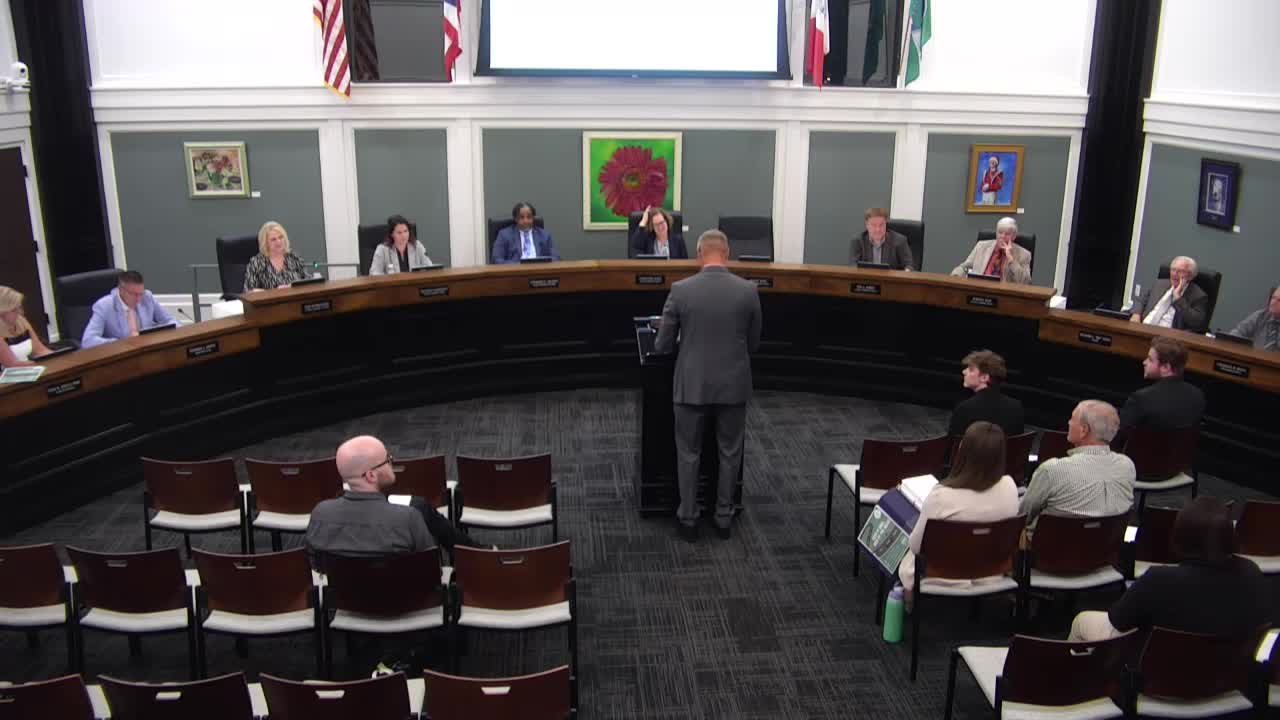 City reports handicap‑parking updates, new stop signs and progress on police recruiting