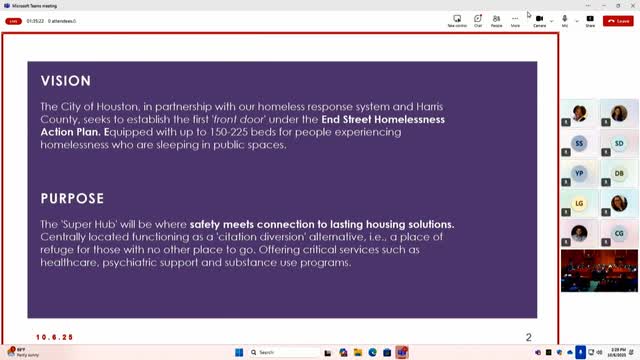 Houston Unveils Plans for Superhub to Address Homelessness with Comprehensive Services