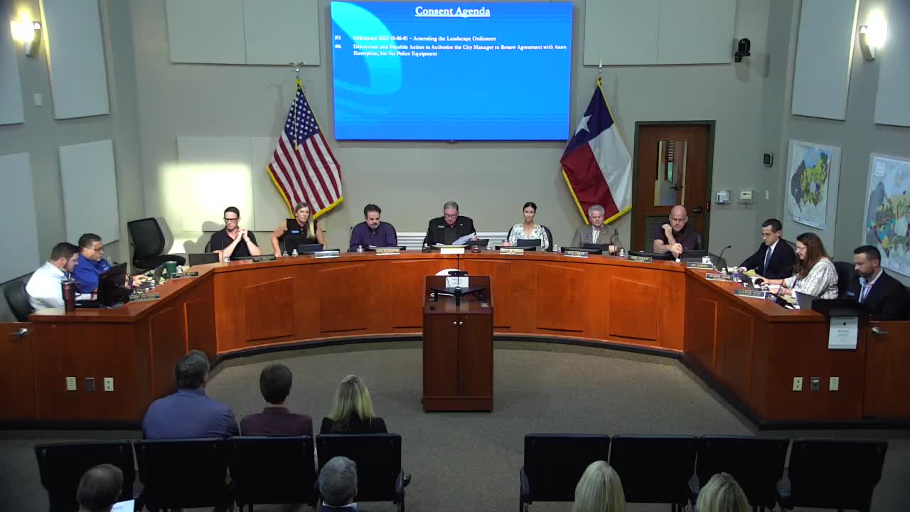 Council approves consent agenda, appoints municipal presiding judge and accepts EDC billboard donations