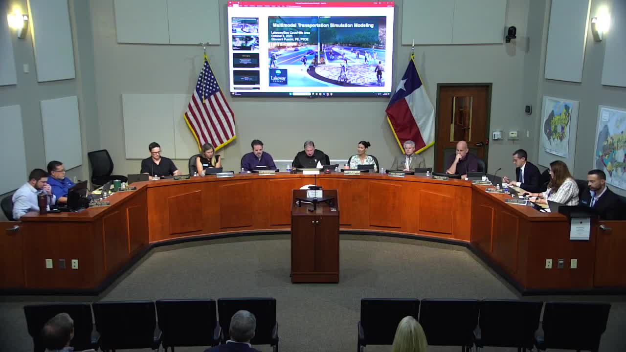 Council hears proposal for regional "digital twin" traffic model; asks staff for more study and regional coordination