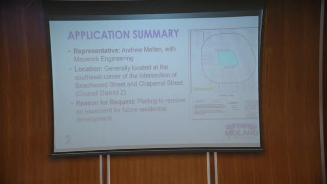 Applicant Seeks To Replat 0.842 Acres Into Six Housing Lots