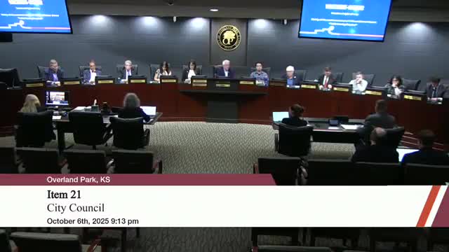 Council remands College Boulevard rezoning to planning commission after debate over drive‑thrus and walkability