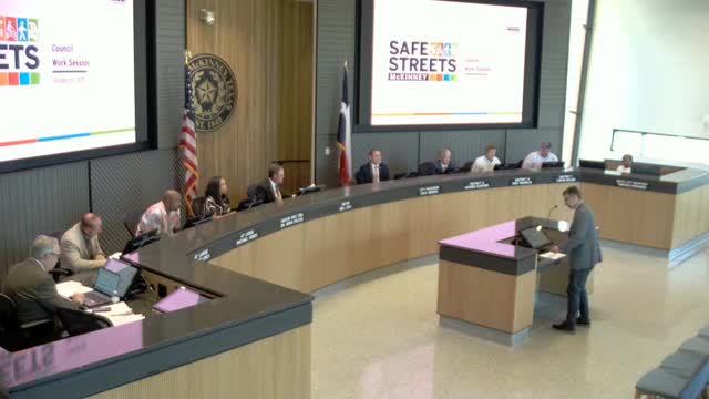 McKinney presents Safe Streets plan draft, identifies high‑injury network and Oct. 23 public meeting