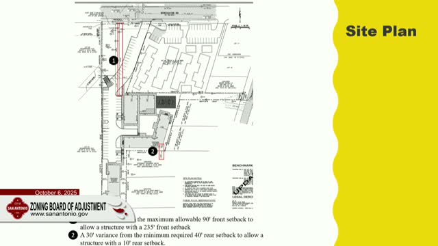 San Antonio Board of Adjustment denies short‑term rental request, upholds revocation; approves several fence and lot variances and advances supportive‑housing: 