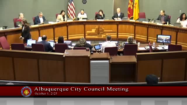 Albuquerque City Council Holds 39th Meeting with Multiple Legislative Agenda Items