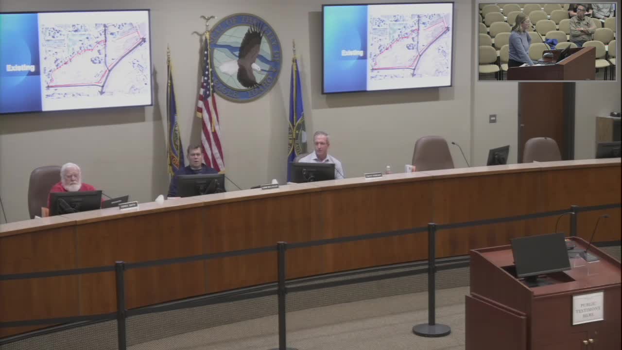 Commission Reviews Cedarbrook Commercial Subdivision Applications for Annexation and Development Agreement