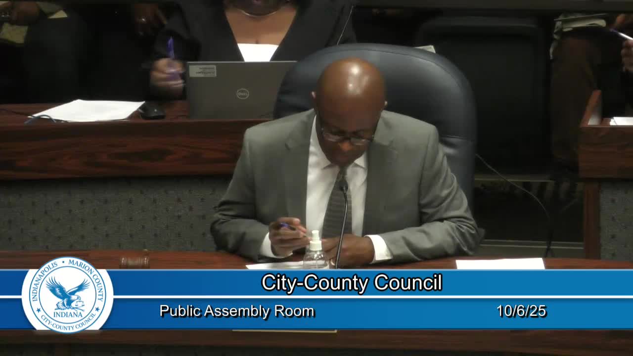 Indianapolis City County Council Votes on 2025 Budget Proposals and Appointments
