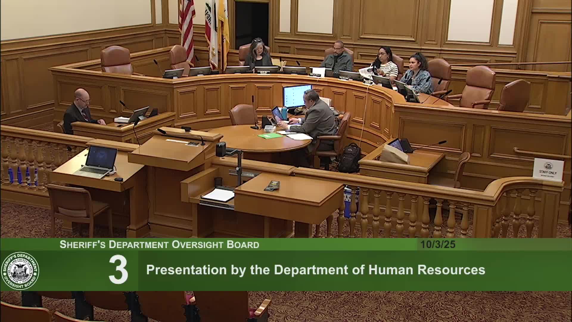 Board Approves Berkeley Search Consultants for Inspector General Recruitment