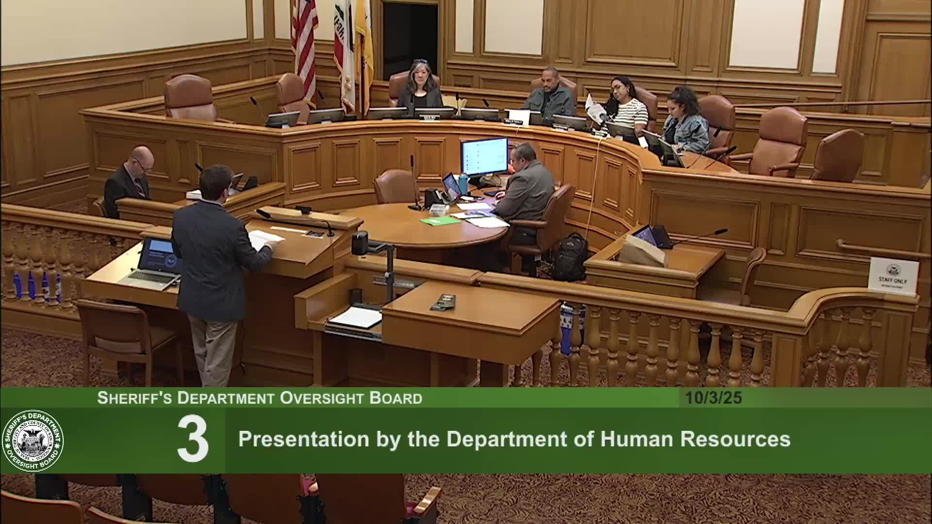 Oversight board approves inspector general search firm, quarterly report and minutes