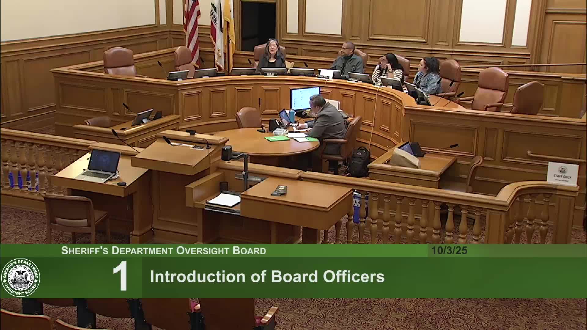 Sheriff Miyamoto highlights teamwork in San Francisco Jail improvements and legal services