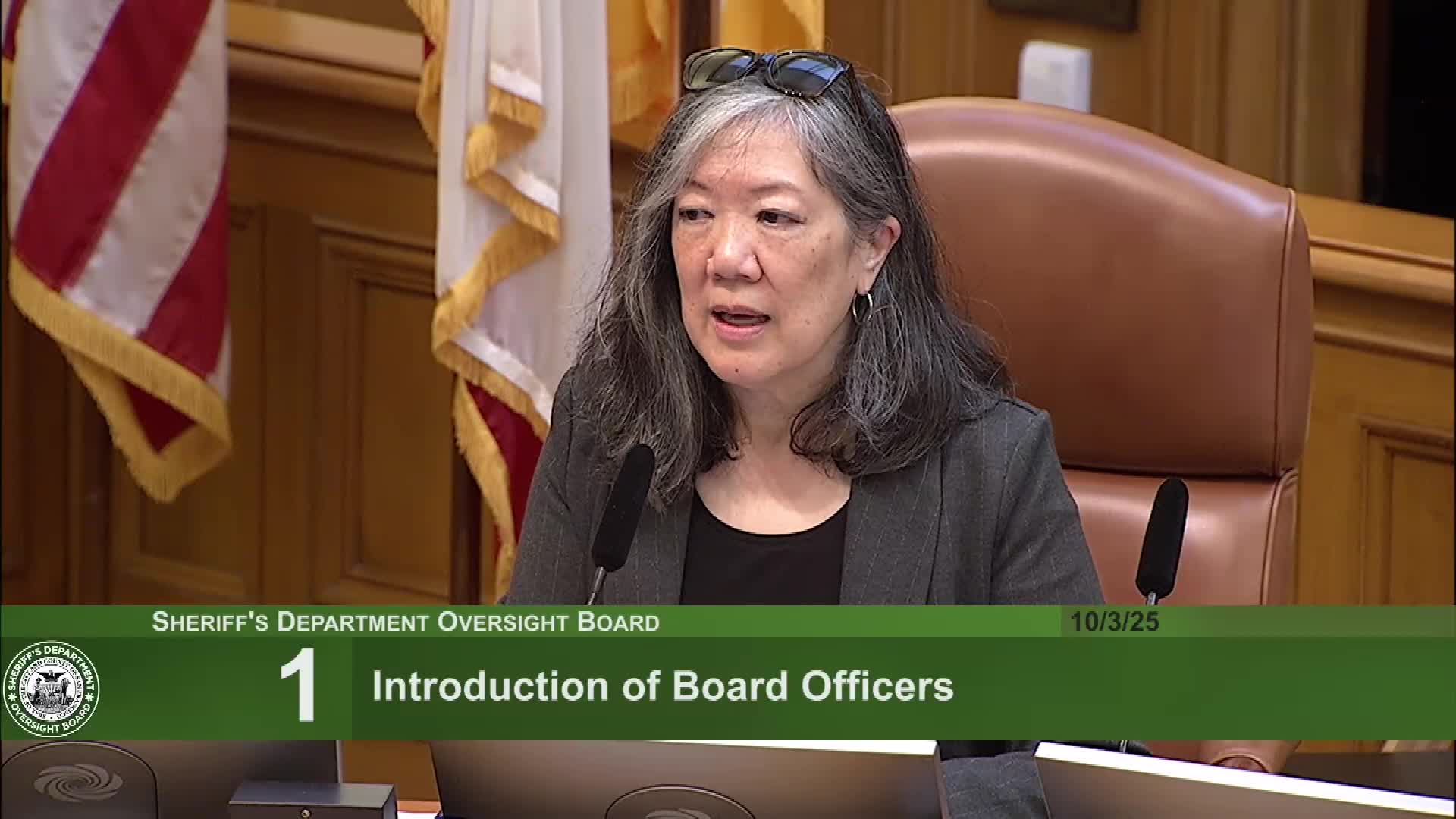 San Francisco Sheriff Department Oversight Board Introduces New Leadership and Announces Outreach Plans