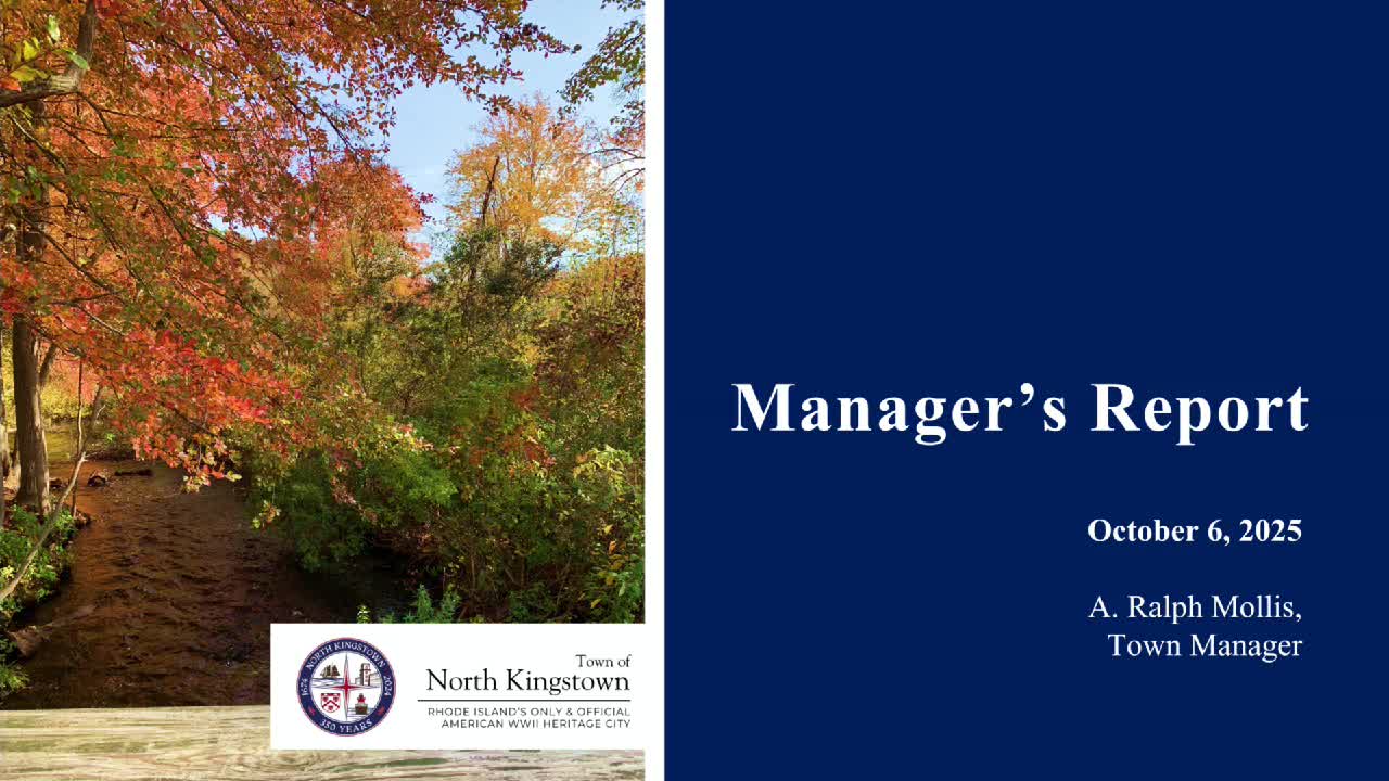 North Kingstown Council Advances School Bond Projects and Public Safety Complex Plans