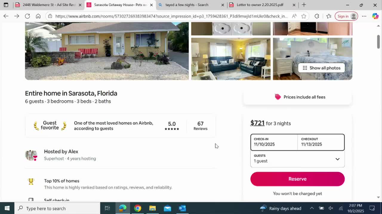 Sarasota Court Resolves Vacation Rental Case Against Tina Ellis with $1500 Fine