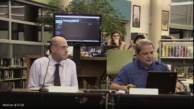 District 128 board reaffirms governance handbook, approves contracts and remodeling bids; motion to purge closed-session recordings fails