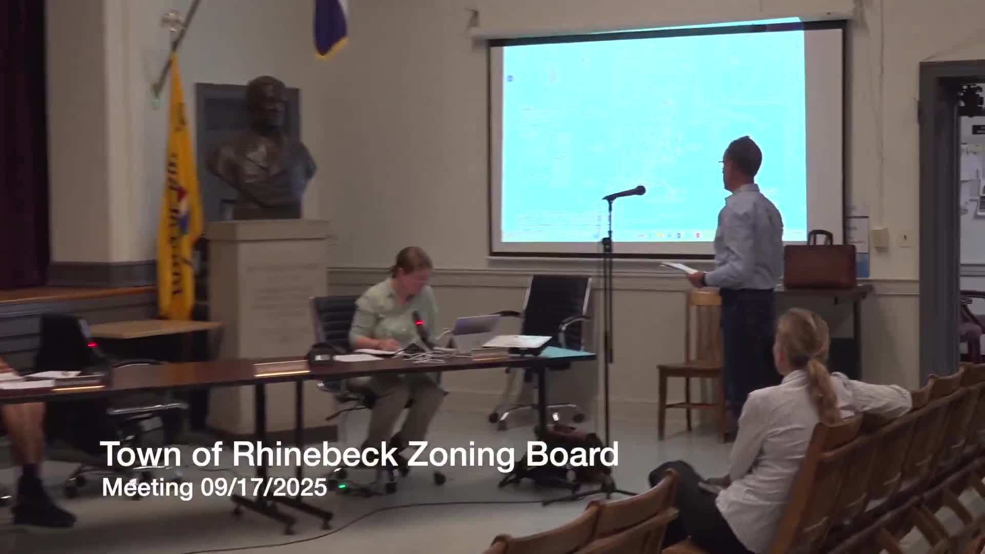 Subdivision triggers ZBA review of multiple accessory structures; neighbors express support