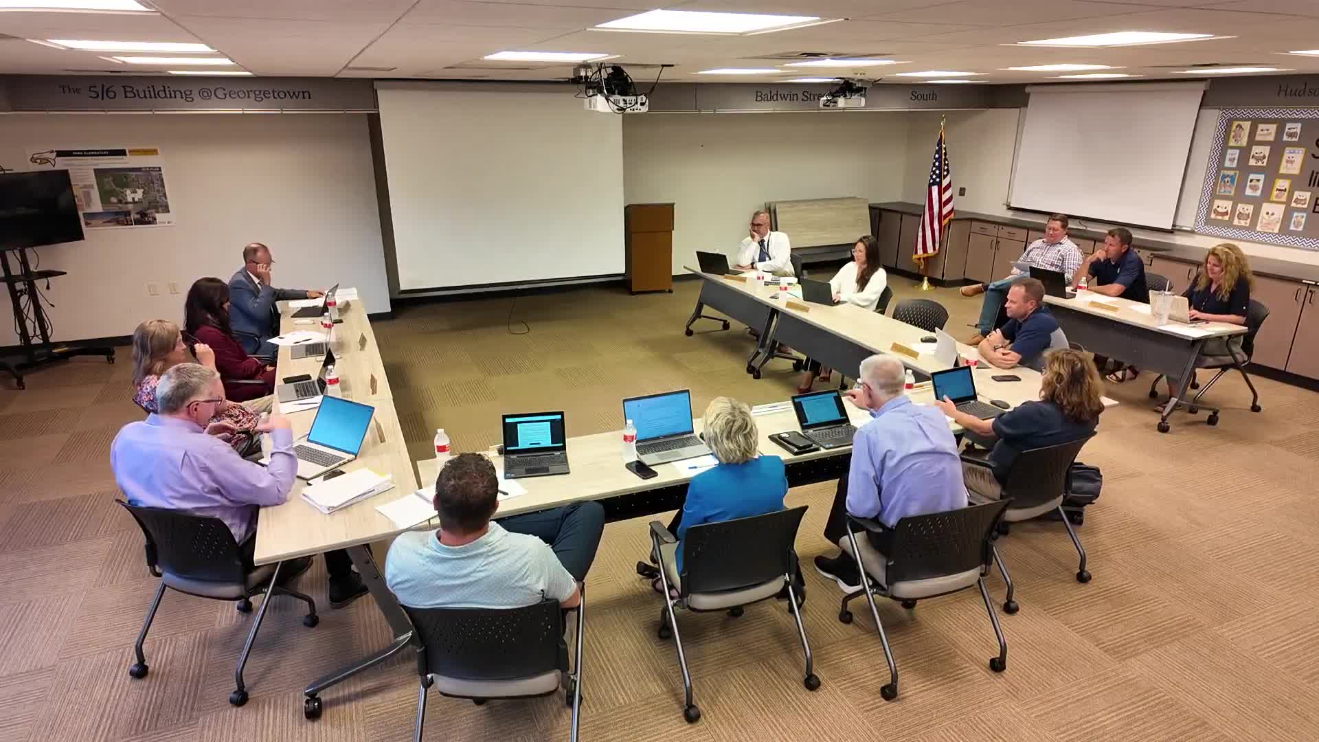 Board reviews draft survey for potential multi‑series bond, weighs November timing and scope