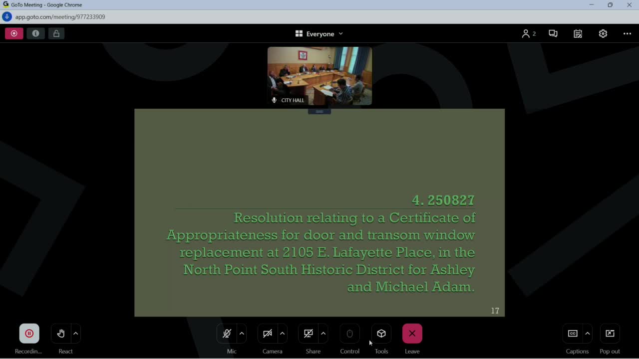 Commission holds decision on Lafayette Place door replacement pending original drawings