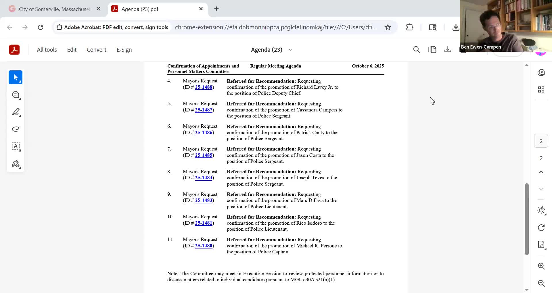 Somerville committee recommends series of police promotions, cites recruitment and community engagement challenges