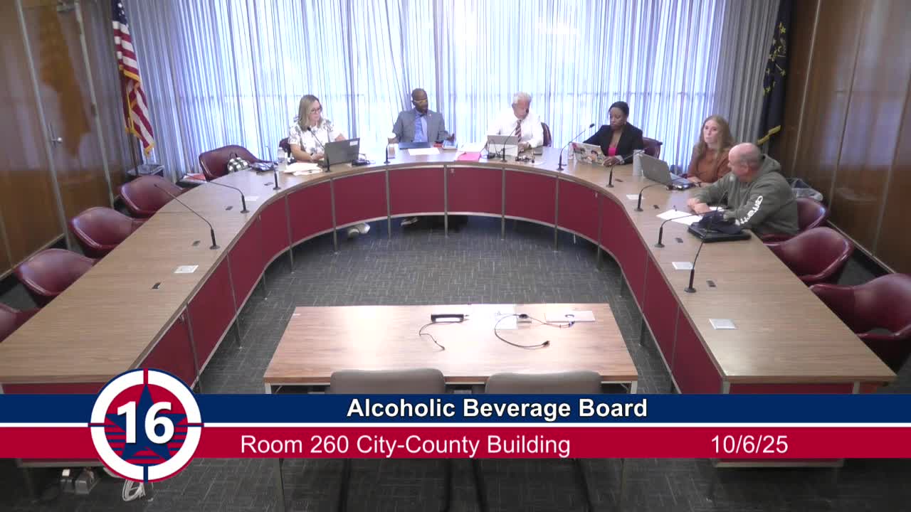 Speedway Board Reviews Docket with Multiple Liquor License Applications