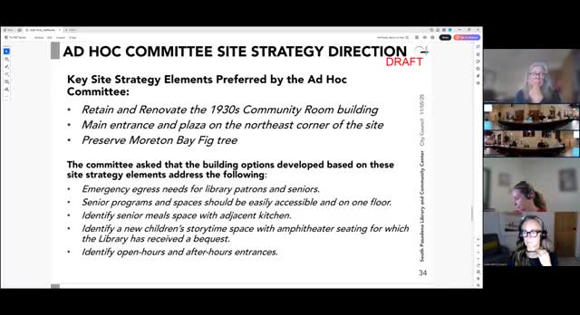 Council Discusses Site Plan and Community Engagement for Historic Building Renovation
