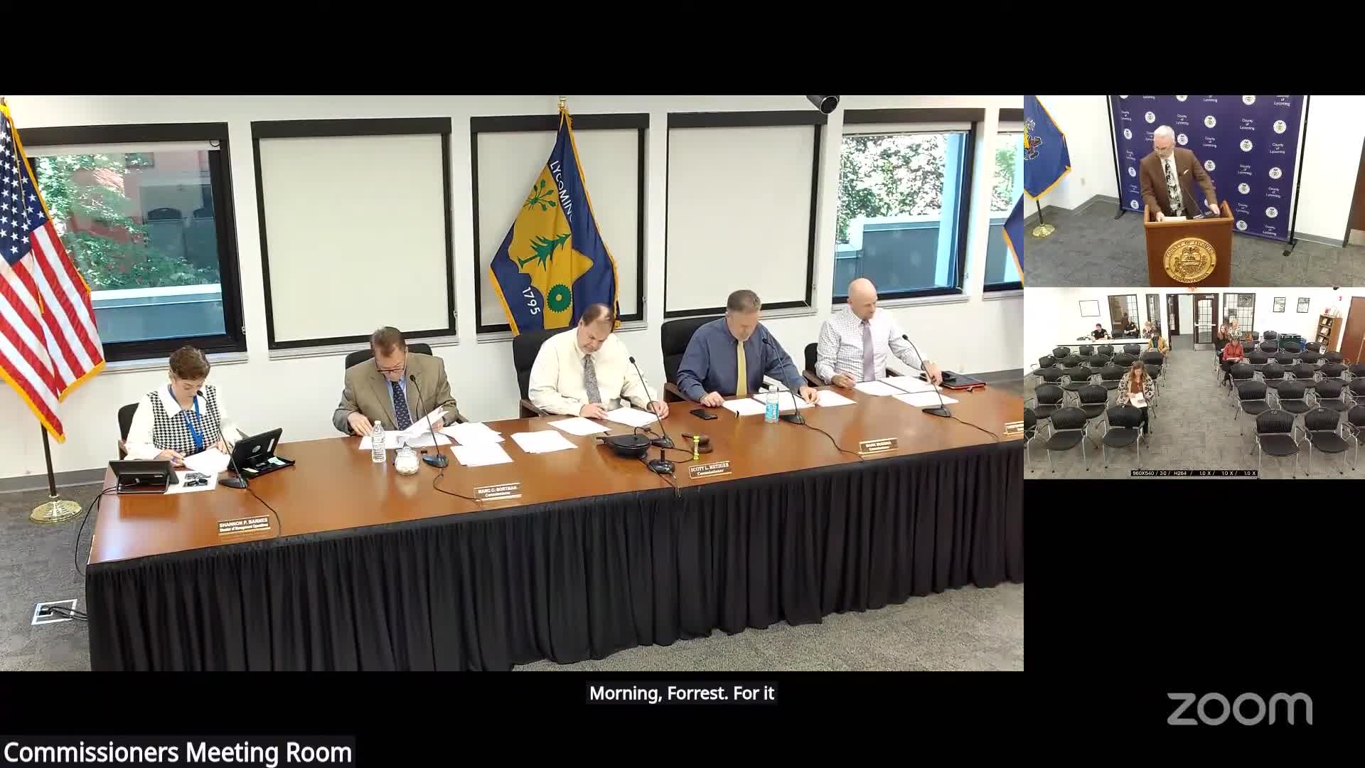 County to reimburse Montoursville Borough $13,250 for ADA polling‑place upgrades; election office to begin mailing ballots this week