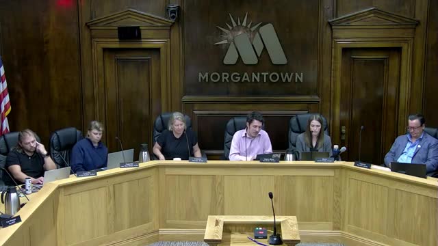 Morgantown Committee to move Paris‑aligned greenhouse gas reaffirmation to agenda after discussion
