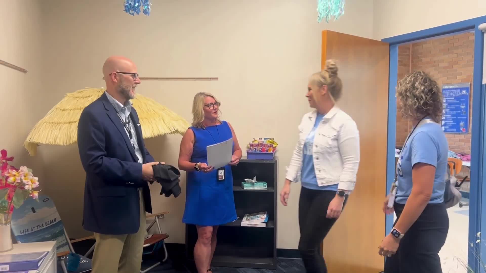 Casey Cooper and Donna Abel honored with monthly staff recognition awards