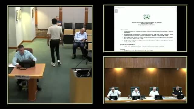 DRC issues comments on Freshfields Farm retail plan; applicant to supply parking study and address public‑works items