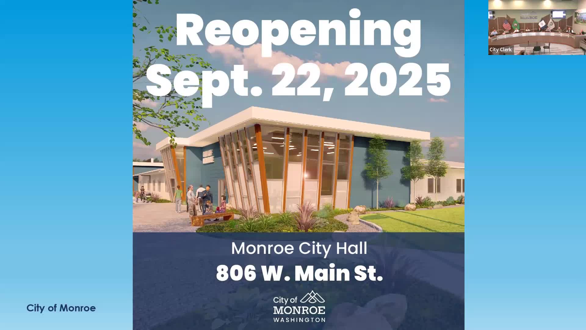 Monroe City Council Holds First Meeting in Newly Renovated Chambers