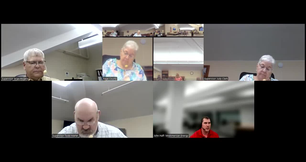 Supervisors discuss road-use changes, crane movements and enforcement during wind-turbine construction