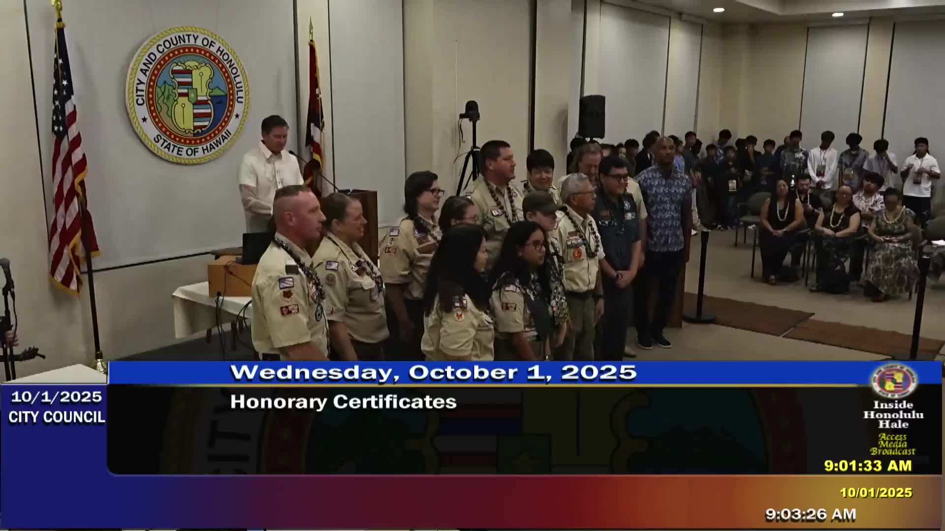 Honolulu proclaims Oct. 1 as Scouting America Aloha Council Day