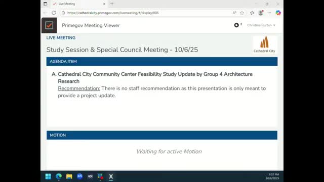 Cathedral City narrows sites, funding options in community center feasibility update
