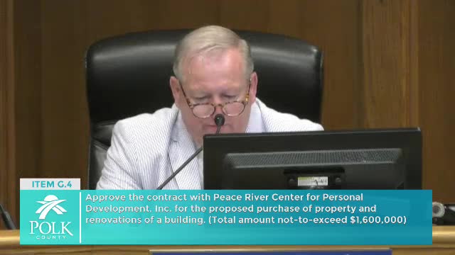 Commission approves up to $1.6 million for Peace River Center property purchase and renovations