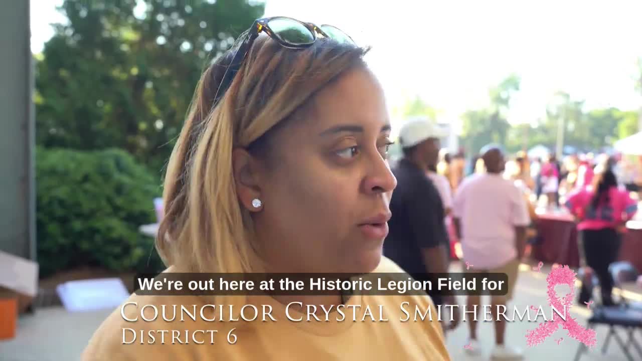 Brenda Brown Bliss Hosts Annual Sister Strike at Historic Legion Field for Breast Cancer Awareness