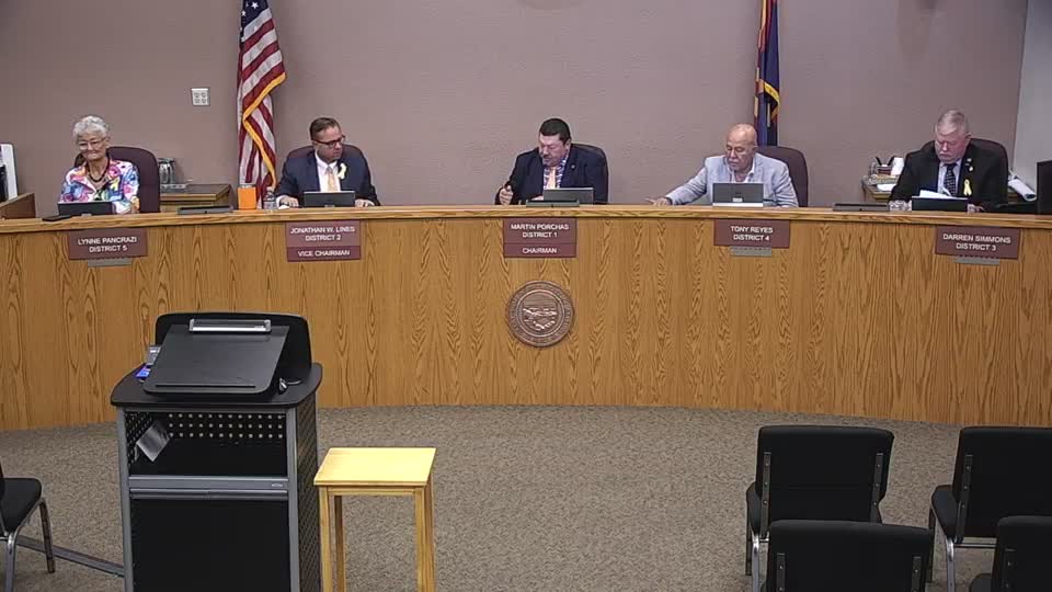 Board proclaims September as Hunger Action Month and spotlights Yuma Community Food Bank