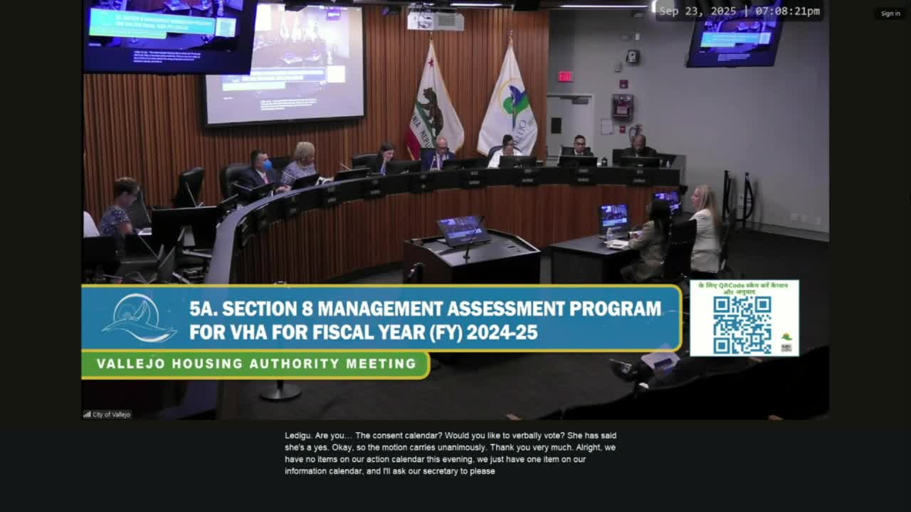 Vallejo Housing Authority reports improved Section 8 performance, petitions HUD to adjust score