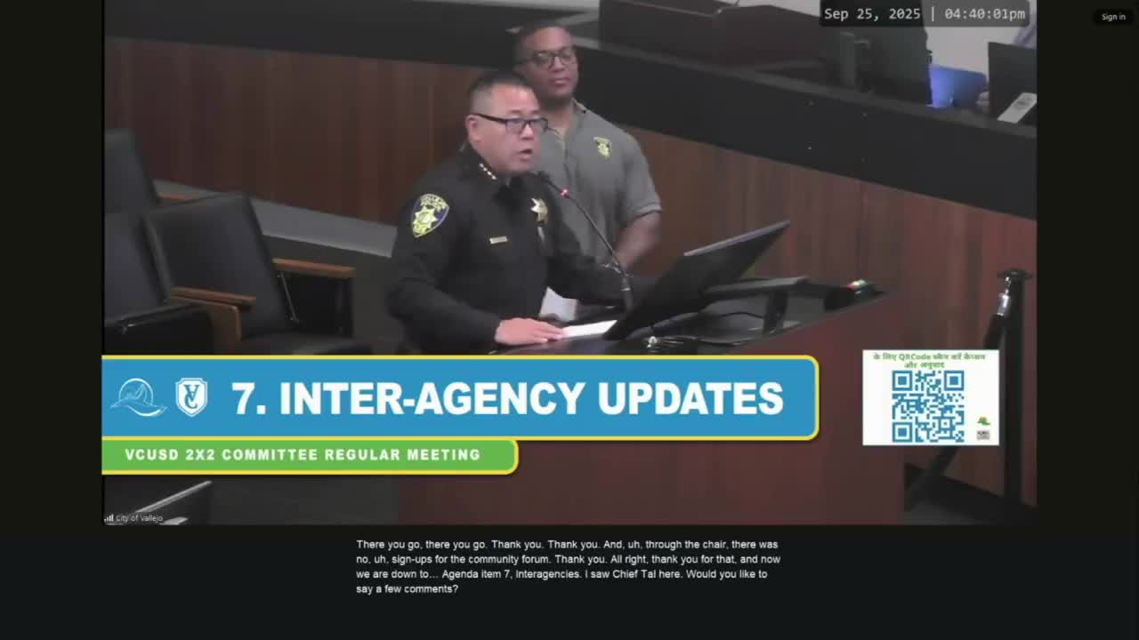 Sheriff contract approved; deputies, new proactive unit and traffic officer to support Vallejo schools and neighborhoods