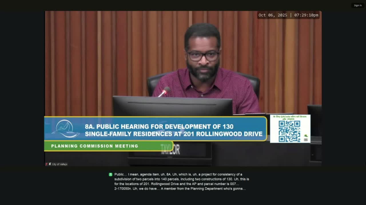 KB subdivision at 201 Roywood Drive continued to Oct. 20 after water‑supply issues raised