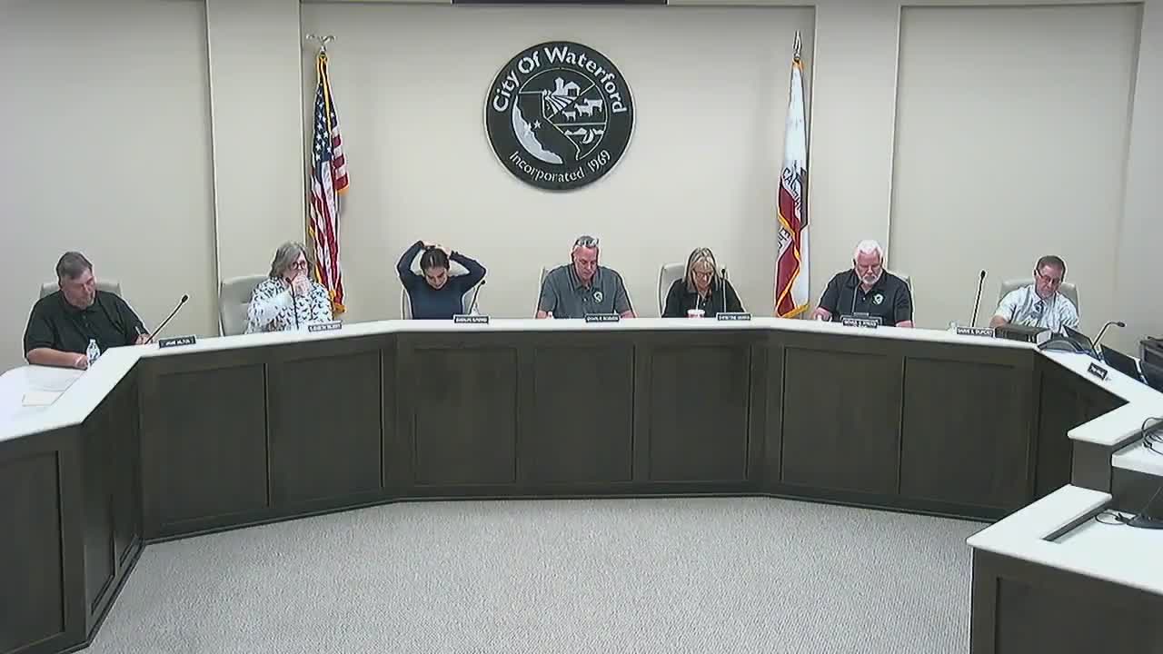 Council approves lot‑line adjustment for F Street basin property (Resolution 2025‑56)