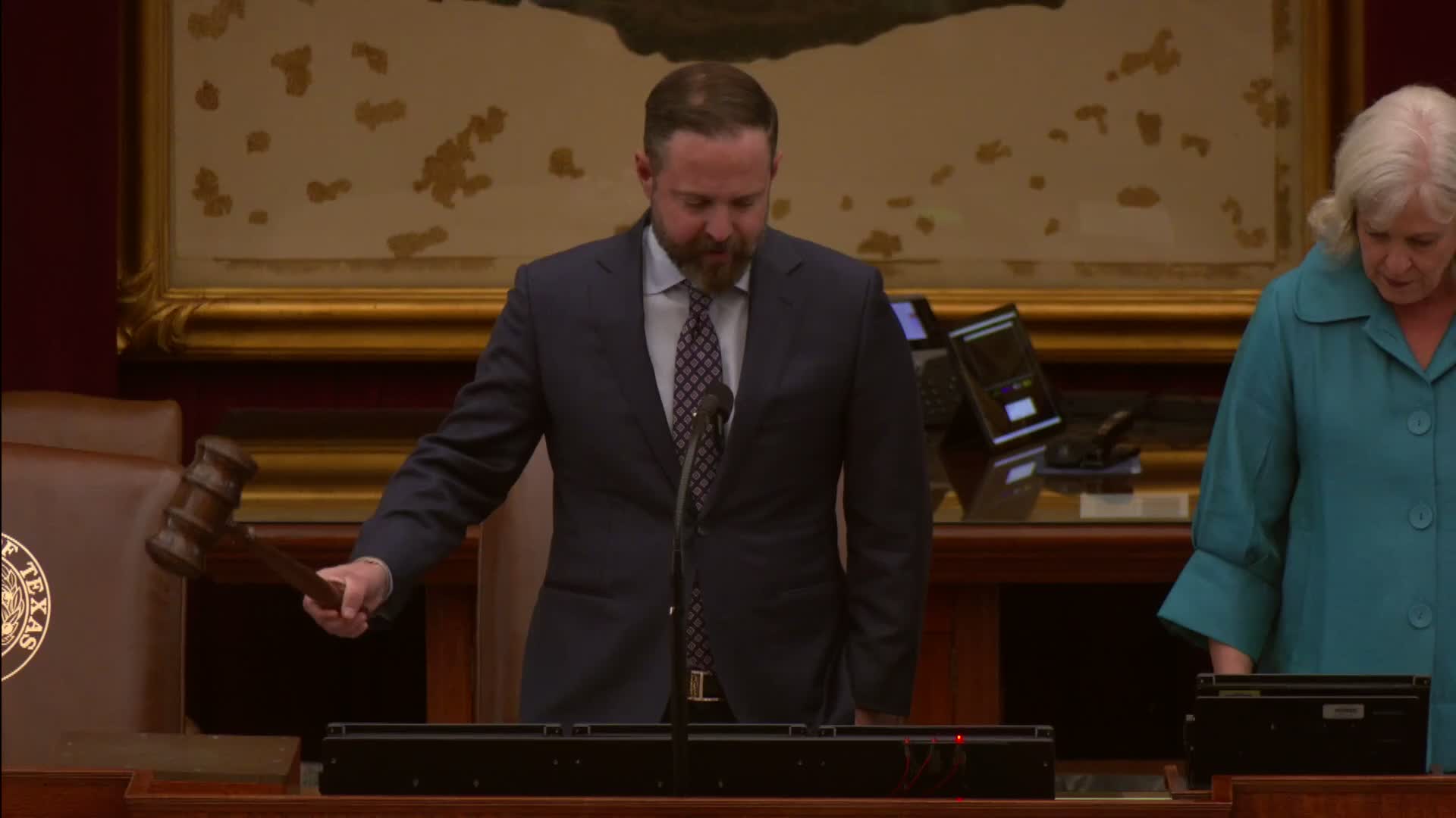 House of Representatives refers bills and resolutions to committees, then recesses until noon